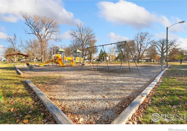 view of communal playground