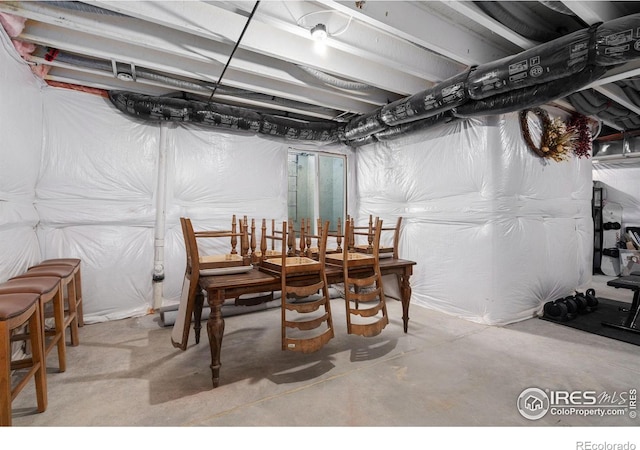97 Westerly Blvd, Erie, CO 80516 - dining space with concrete floors