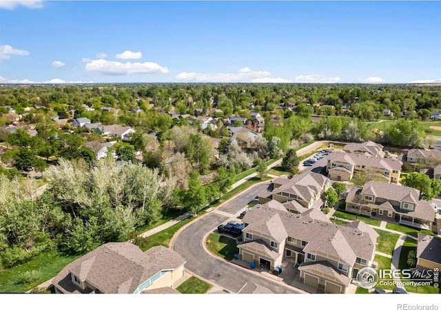 1014 Andrews Peak Dr Unit B107, Fort Collins, CO 80521 - aerial overview of property's location featuring nearby suburban area