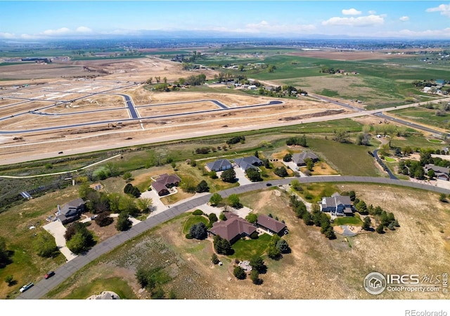 aerial view of property's location