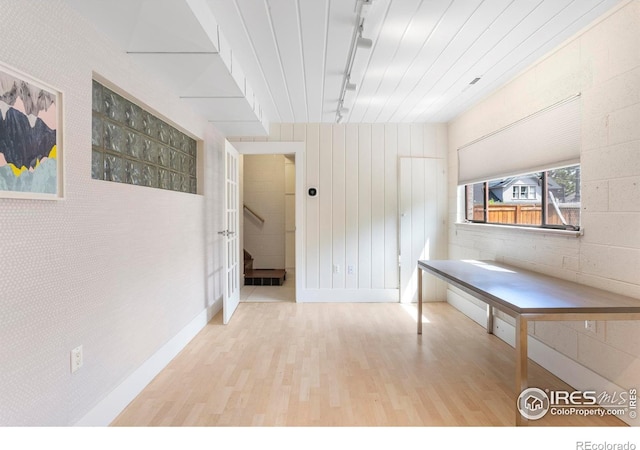 721 9th St, Boulder, CO 80302 - office featuring rail lighting and wood finished floors