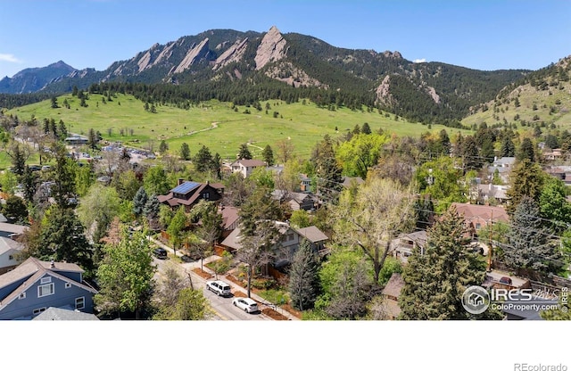 721 9th St, Boulder, CO 80302 - mountain view with nearby suburban area