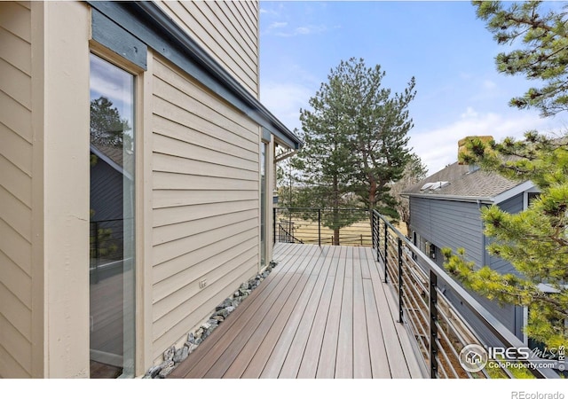 3075 Galena Way, Boulder, CO 80305 - view of wooden terrace