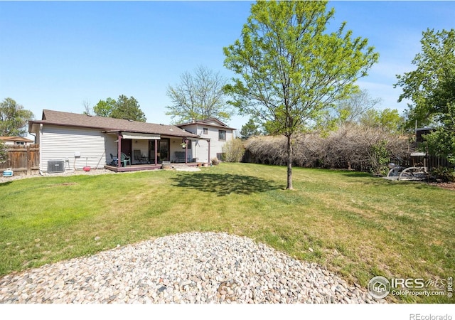 127 Lori Dr, Loveland, CO 80537 - view of yard with central AC