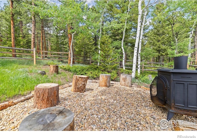 133 Rockledge Cir, Allenspark, CO 80540 - view of fenced backyard