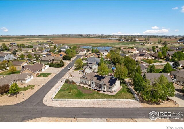 2015 Trail Ridge Dr, Severance, CO 80615 - aerial view of property's location featuring nearby suburban area and a large body of water