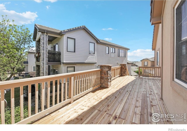 view of deck