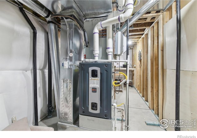 view of utility room