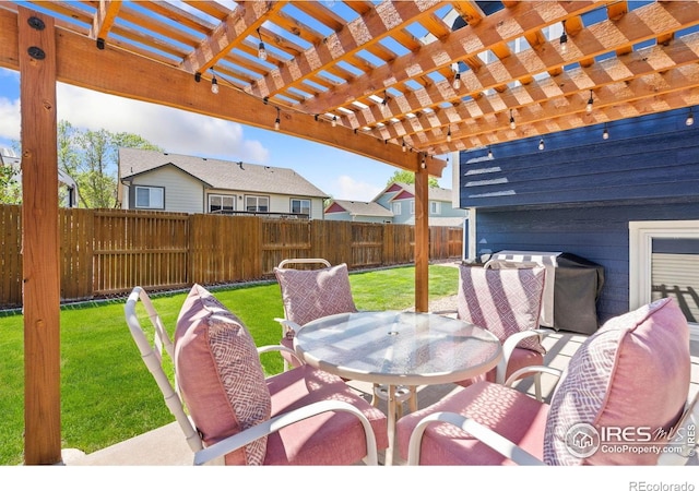 833 Kaitlyn Cir, Loveland, CO 80537 - view of patio / terrace with a pergola