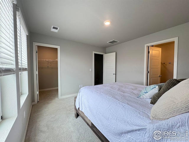 401 Bonneville Ave, Fort Lupton, CO 80621 - bedroom featuring a spacious closet, light carpet, baseboards, and a closet