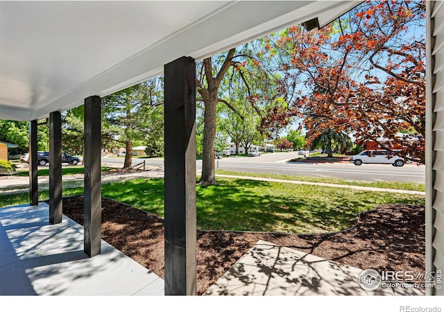 1805 W 22nd St, Loveland, CO 80538 - view of patio / terrace with a porch