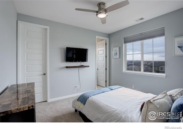 12917 Fox St, Broomfield, CO 80020 - bedroom featuring carpet flooring, baseboards, and a ceiling fan