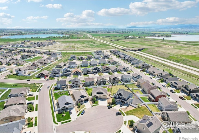 1471 Sabin Ct, Berthoud, CO 80513 - aerial view of property and surrounding area with a nearby body of water and nearby suburban area