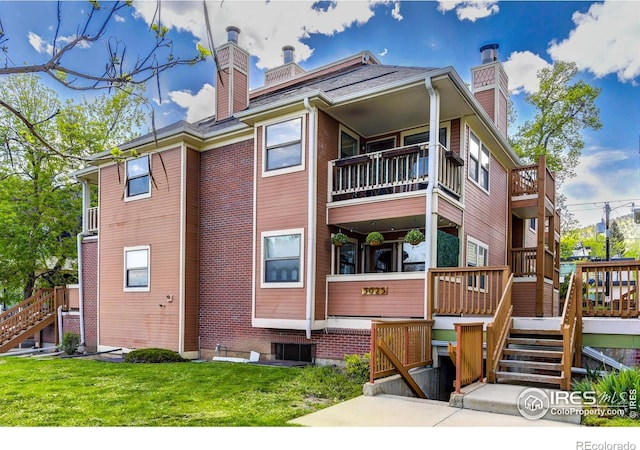 3025 Broadway St Unit 10, Boulder, CO 80304 - view of building exterior with stairs