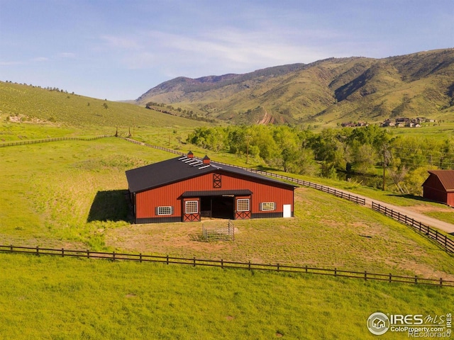 9840 Buckhorn Rd, Loveland, CO 80538 - view of mountain background with rural landscape and agricultural land