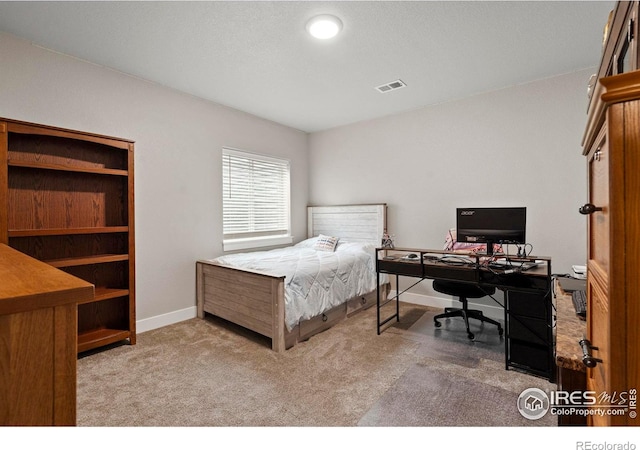 5063 Prairie Lark Ln, Severance, CO 80615 - bedroom featuring carpet flooring, a desk, and baseboards