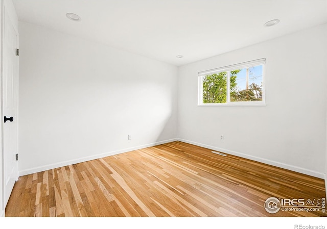 1350 Lehigh St, Boulder, CO 80305 - unfurnished room with light wood-style floors and baseboards