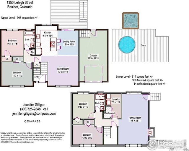 1350 Lehigh St, Boulder, CO 80305 - home floor plan