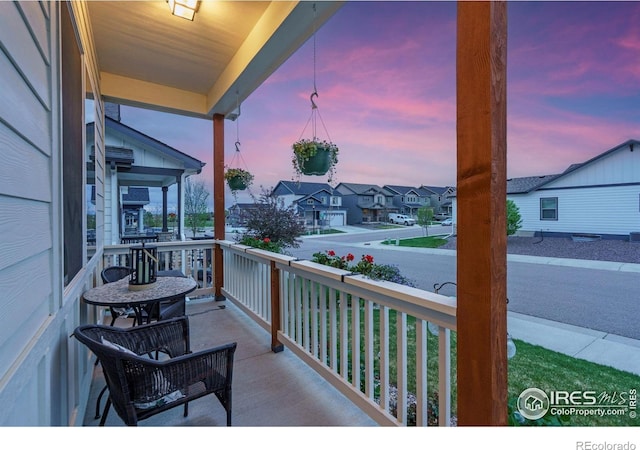 3593 Taylor Walker St, Loveland, CO 80537 - balcony featuring a porch and a residential view