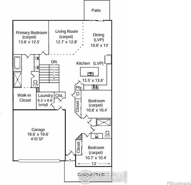 3593 Taylor Walker St, Loveland, CO 80537 - floor plan / room layout