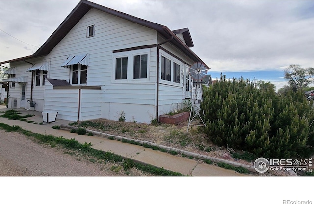 view of side of home