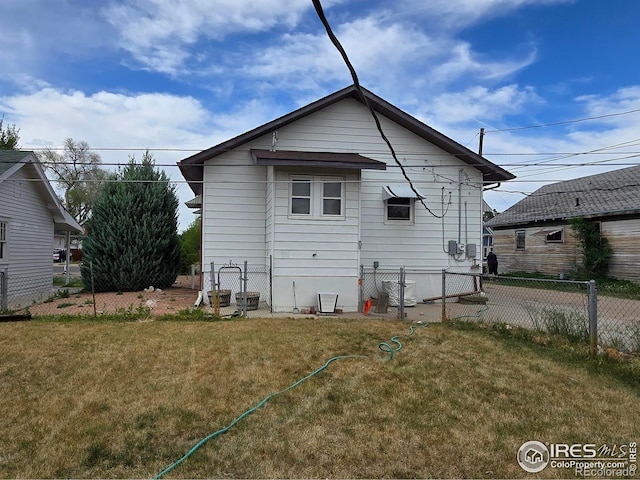 view of back of property