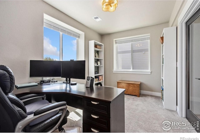 1721 Brightwater Dr, Fort Collins, CO 80524 - office area featuring light carpet