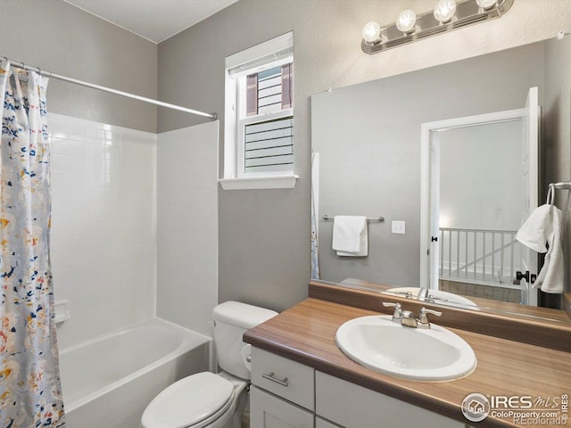 950 Sumner Way, Erie, CO 80516 - full bathroom with shower / bathtub combination with curtain, vanity, and toilet