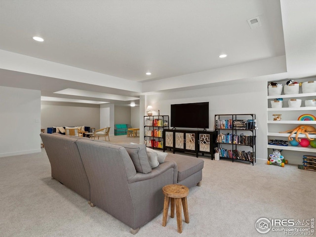 950 Sumner Way, Erie, CO 80516 - carpeted living room featuring recessed lighting and baseboards