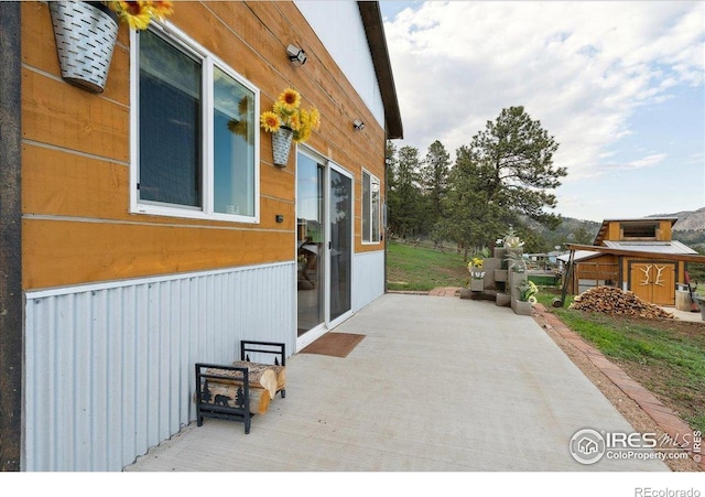 1095 Spruce Mountain Dr, Drake, CO 80515 - view of patio / terrace