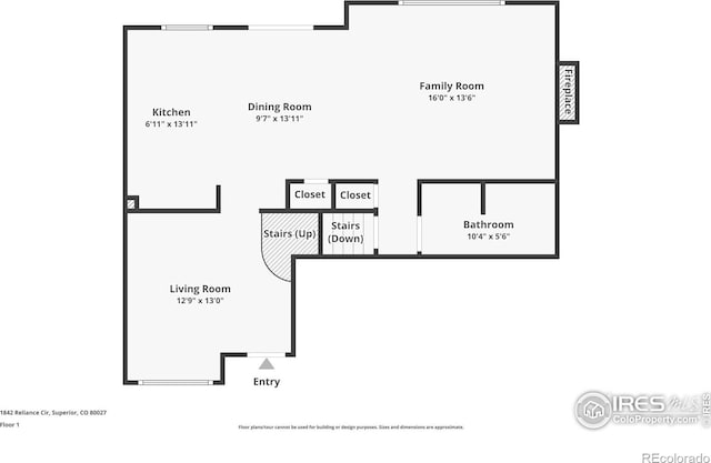 1842 Reliance Cir, Superior, CO 80027 - room layout