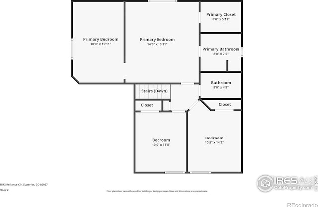 1842 Reliance Cir, Superior, CO 80027 - property floor plan