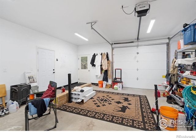 200 Falls Creek Dr, Bellvue, CO 80512 - garage featuring a garage door opener