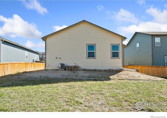 view of rear view of property