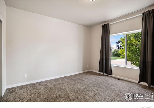 1468 Moraine Valley Dr, Severance, CO 80550 - spare room featuring carpet and baseboards