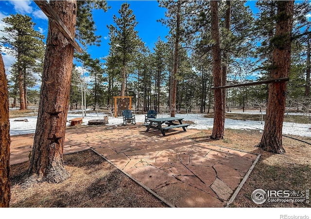 6 Norske Trl, Allenspark, CO 80510 - view of patio