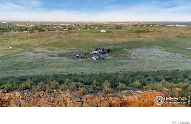 6950 W County Road 18, Loveland, CO 80537 - aerial view of property's location featuring rural landscape