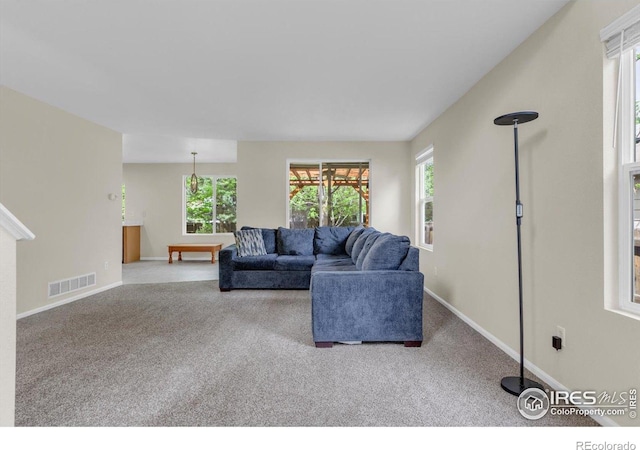 1724 Holeman Dr, Erie, CO 80516 - carpeted living room with healthy amount of natural light and baseboards