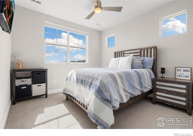 5085 Blanchette St, Timnath, CO 80547 - carpeted bedroom featuring baseboards and ceiling fan