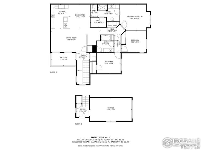 350 High Point Dr Unit 201, Longmont, CO 80504 - floor plan / room layout