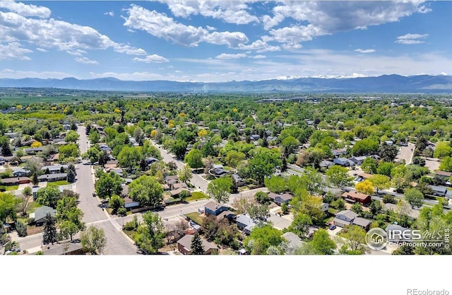 1407 S Terry St, Longmont, CO 80501 - bird's eye view of a mountain backdrop
