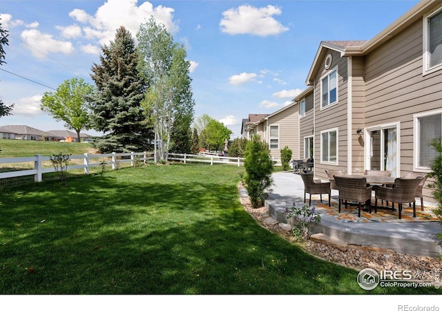 4416 Pika Dr, Loveland, CO 80537 - view of yard featuring a patio
