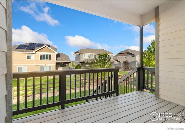 2119 Pelican Farm Rd, Windsor, CO 80550 - deck featuring a residential view and a yard