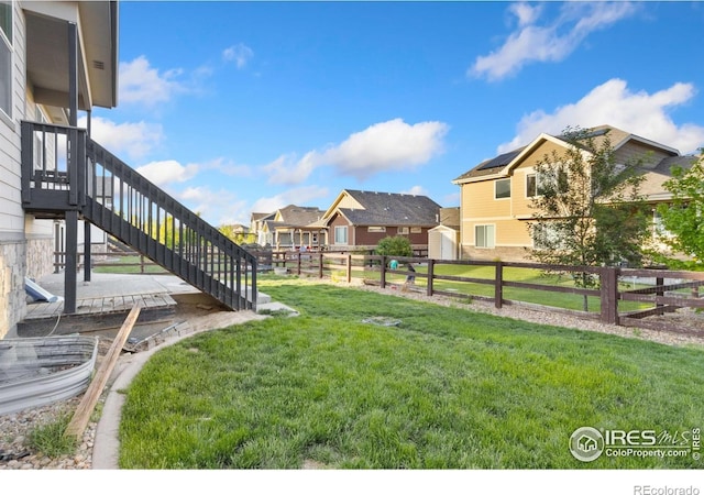 2119 Pelican Farm Rd, Windsor, CO 80550 - view of yard with stairs and a residential view