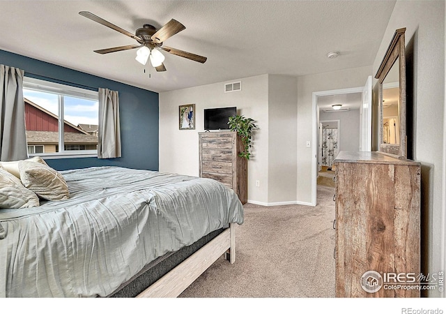 711 Mt Evans Ave, Severance, CO 80550 - carpeted bedroom featuring baseboards and a ceiling fan