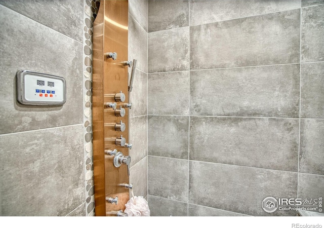 bathroom view of a shower