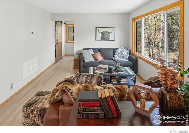 4888 Silver Spruce Ln, Evergreen, CO 80439 - living room with wood finished floors and baseboards