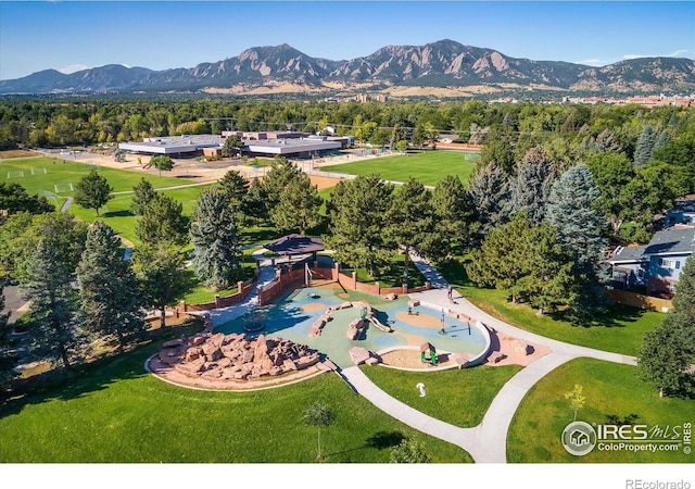 4760 Lee Cir, Boulder, CO 80303 - aerial view of a mountainous background