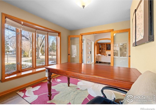 819 Gapter Rd, Boulder, CO 80303 - office area with plenty of natural light and baseboards