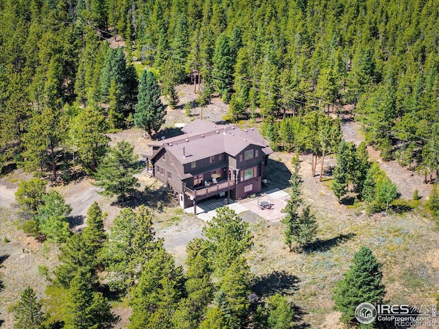 351 County Road 128n, Nederland, CO 80466 - view from above of property with a forest